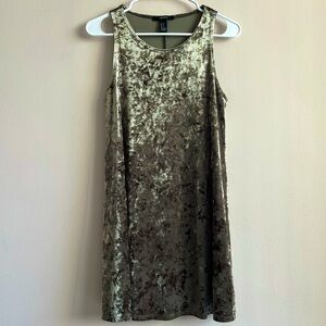 Forever21 Crushed Velvet Shift Dress